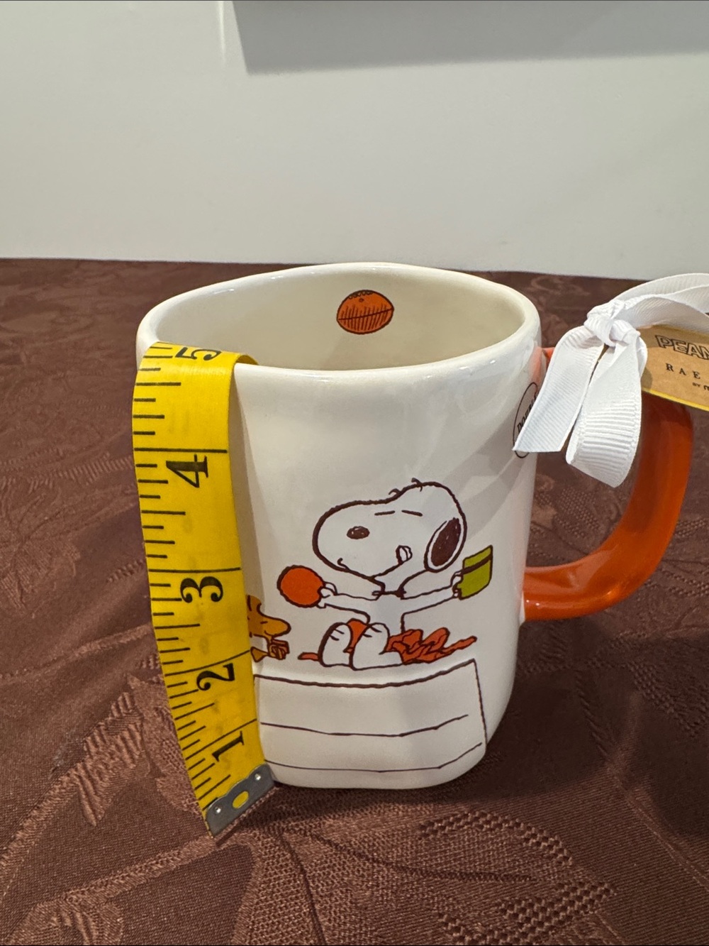 🏈🍂Peanuts X Rae Dunn ‘Only Here For The Tailgate’ Mug - Picture 8 of 9